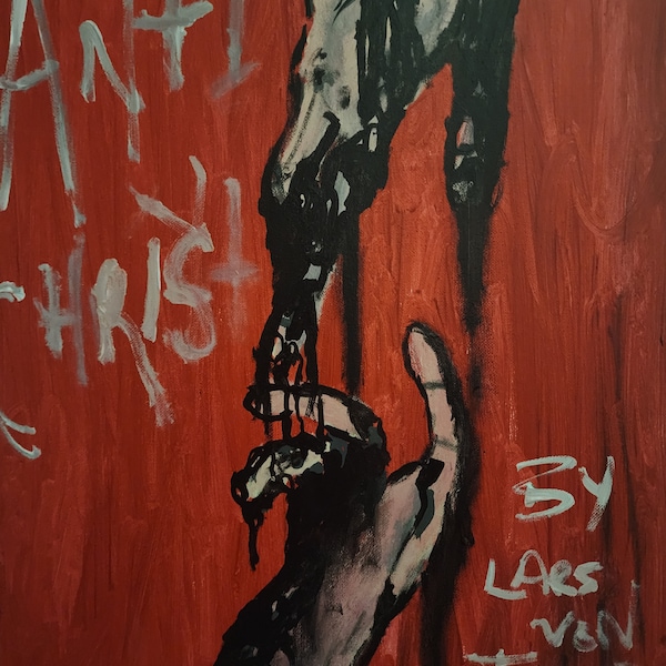 ANTICHRIST | Willem DaFoe | Charlotte Gainsbourg | Lars Von Trier | 16"x20" | Acrylic Painting | Movie Poster