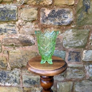Art Deco Glass Vase - Etsy