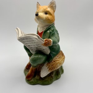 Beatrice Potter Foxy - Whiskered Gentleman Border Fine Arts Collectable Fox Figurine