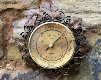 Vintage Banjo Style Weather Station, by Springfield, Barometer ...