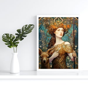 Goddess Artemis Diana Wildlife Greek Roman Mythology Mysticism Wicca