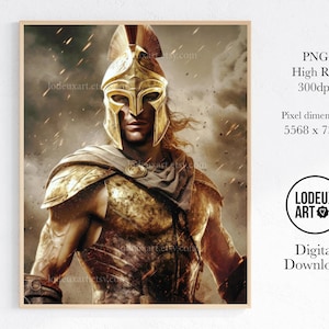 Mars Ares, God of War, Patron of Warriors, Commercial Use, Roman and Greek Mythology Art, Occult Dark Gothic, Digital Download, Printable #2