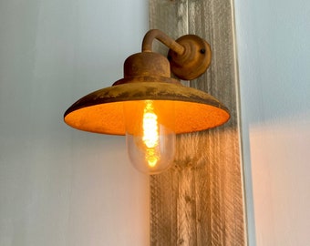 Handgemaakte Rusty Buitenlamp 110V/220V met Optionele Beschermende Coating