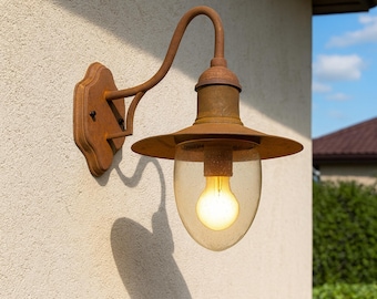 Außenleuchte AußenLampe Wandlampe Rost E27