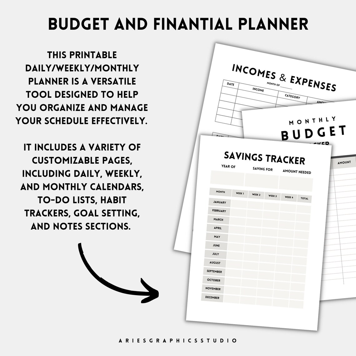 Branding Planner Binder Personal Business Organizer Printable Online