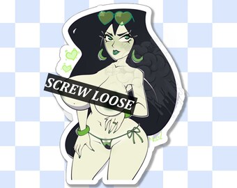 Sheego Bikini Screw Loose Shop- Lewd Stickers, NSFW Stickers, Sexy Stickers, Anime Stickers