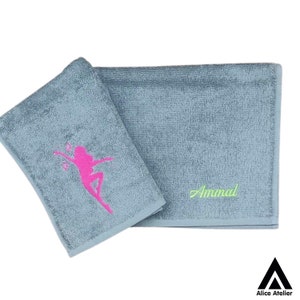 Zumba Sweat Personalized Towel, Organic Drying Towel For Dance, Monogram Sport Towel, Bath Towel, Cooling Custom Workout Towel