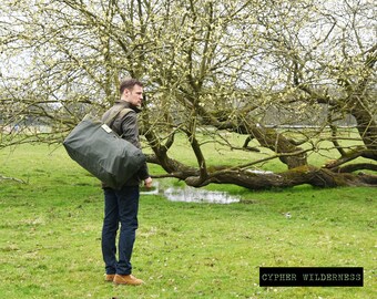 Cypher Swedish Waxed Canvas Carrier Bag - ranger green