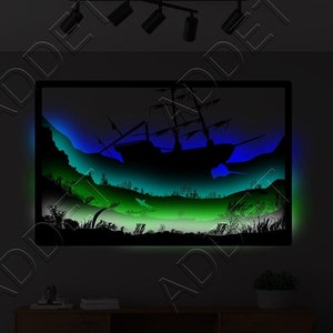 Metal Wall Decor With 3D Effect, Realistic Wall Sign, 3D metal Decor, Led Lighting Metal Wall Art, Unique Metal Wall Art, Home Decor, Bar
