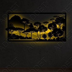 Metal Wall Decor With 3D Effect, Realistic Wall Sign, 3D metal Decor, Led Lighting Metal Wall Art, Unique Metal Wall Art, Home Decor, Bar