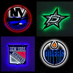 Personalized Hockey Team Sign, Game Room Decor, Birthday Gift for Sports Fans, Mancave decor, Home Bar Decor, Enthusiast Gift, Custom Team