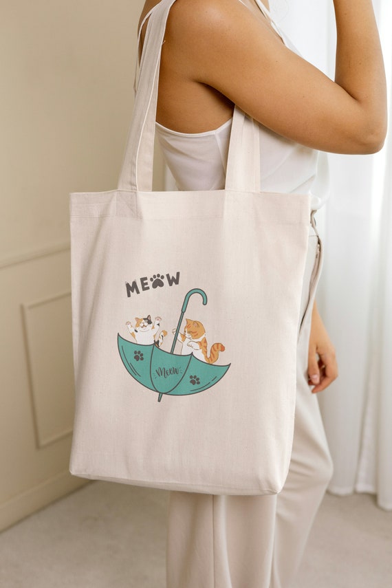 Tragetasche verspielte Katzen Designer Tragetaschen Geschenk