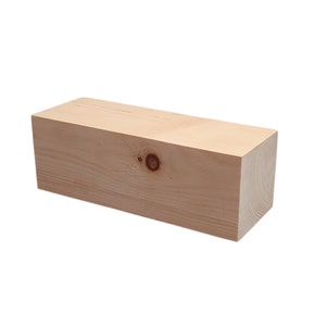 Carving wood Swiss stone pine - wooden block (20x7x7cm) - Large carving wood blanks - Natural wood for carving - Turning wood