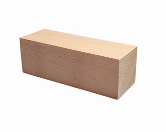 Edpas carving wood linden - wooden block (20x7x7cm) - large carving wood linden blanks - wood for carving for children - turning wood linden wood