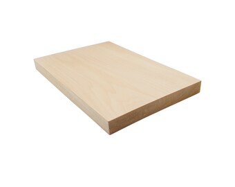 EdpaS carving wood board made of lime wood (30 x 20 x 2.5 cm) for carving and turning crafts ideal for notch, flat and relief carving