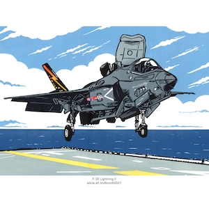 F-35 Lightning II Digital print