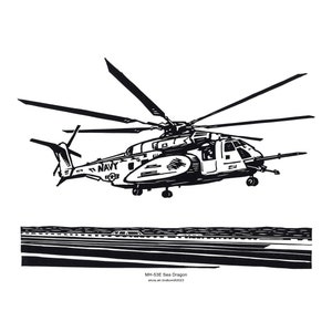 MH-53E Sea Dragon - Digital Print