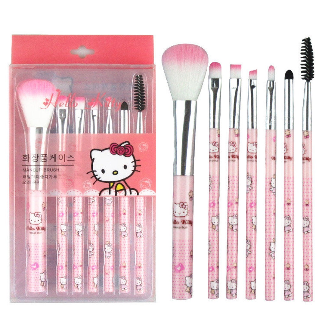 Hello Kitty Makeup Brush Set korea Exclusive Etsy