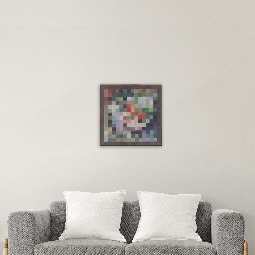 Handpainted Minecraft Kebab Painting on Canvas Minecraft Etsy