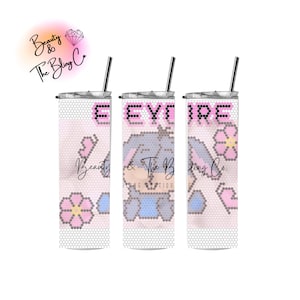 Chibi Eeyore Sitting 4MM or SS 16 Pattern Template | Eeyore Inspired Pattern 4 mm or SS 16