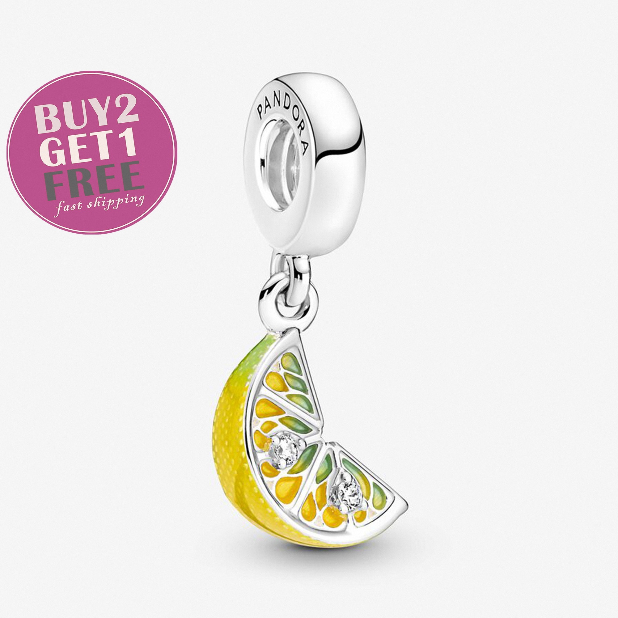 Amosfun 10pcs Lemon Pendant Bracelet Charms for Jewelry Making Dangle  Charms Fake Lemon Model Lemon Fruit Charms Yellow Keychain Bracelet Making