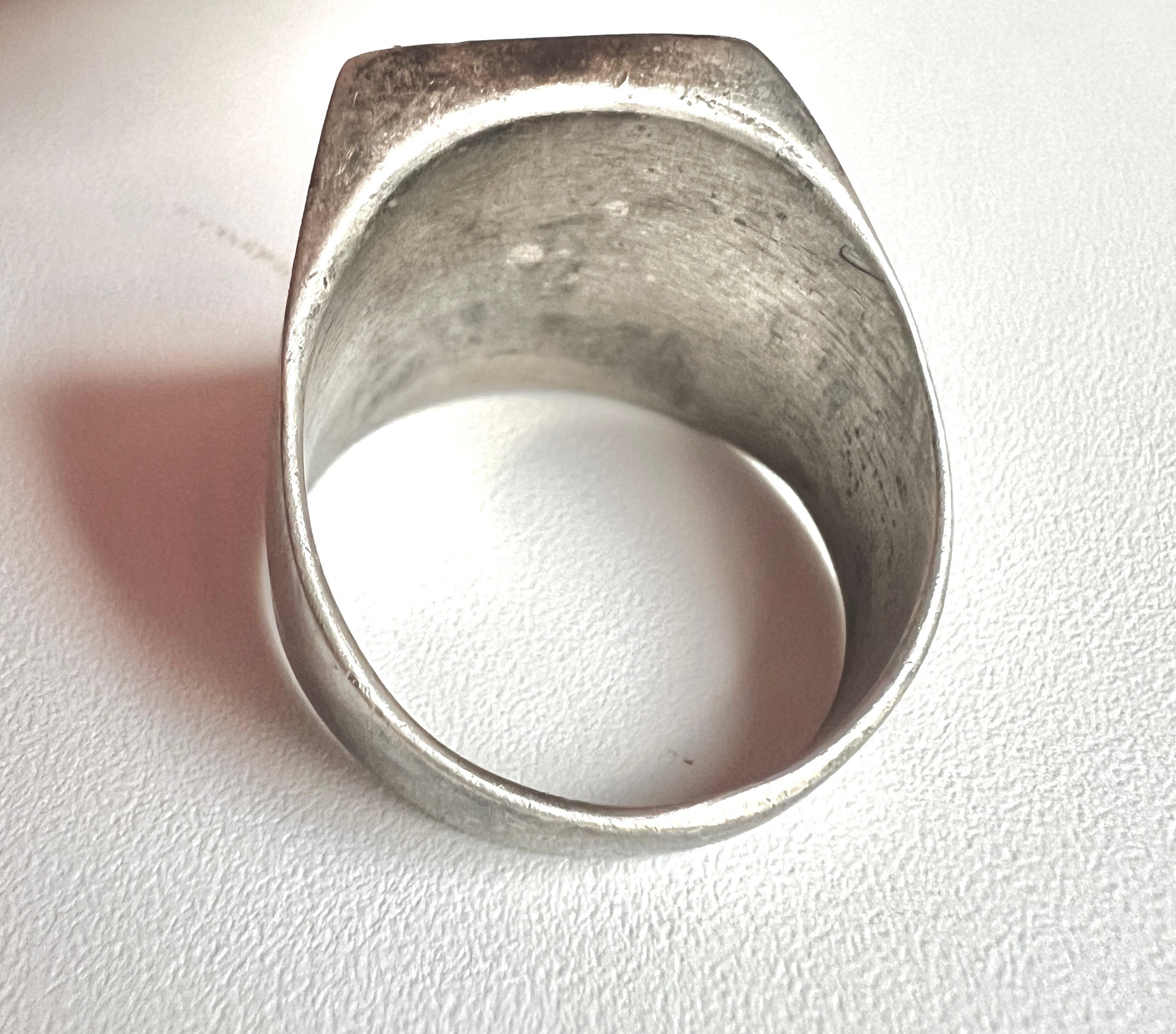 Rare Navajo Ring JS - Premium Sterling Silver, High Quality
