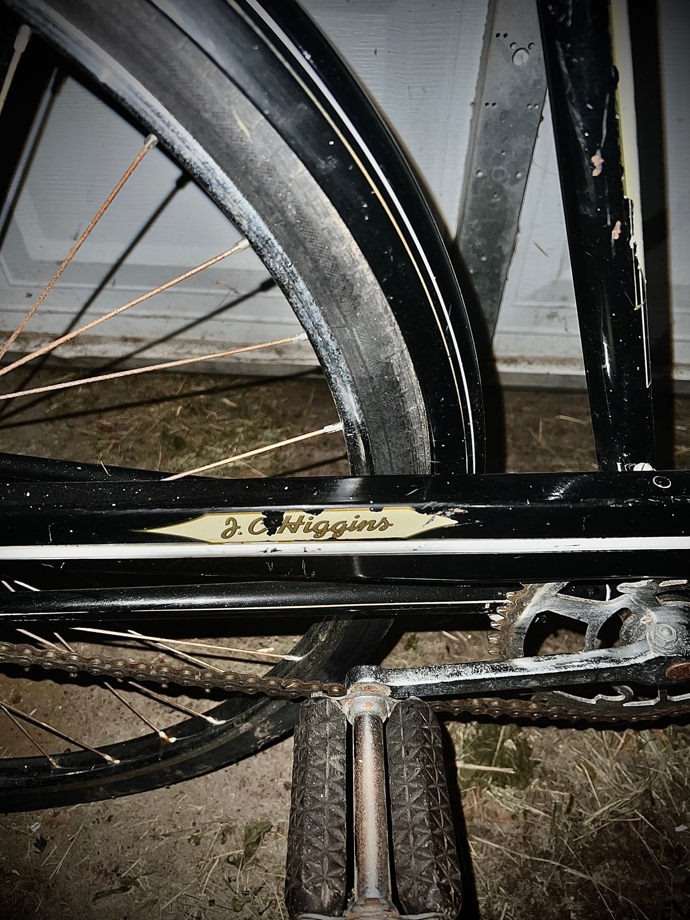 Rare J C Higgins Bike Vintage 1950s Serial/manufac Numbers Rare J C Higgins Bike Vintage 1950s Serial/manufac Numbers