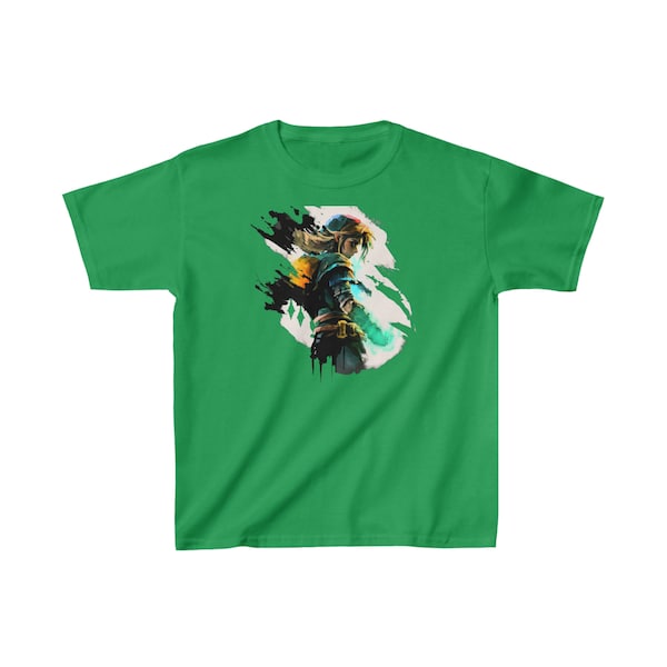 Link Shirt, Kid's Shirt, TLoZ Shirt, TotK, TotK Shirt