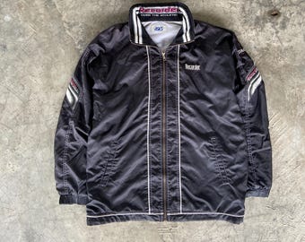 Vintage 90s Asics  Descente Asics Recorder  Vintage Jacket Windbreaker Lightweight Jacket Large