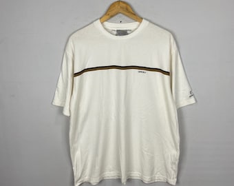 Vintage Y2K Gramicci Outdoor Freedom Stripe Tee Tshirt White Size L