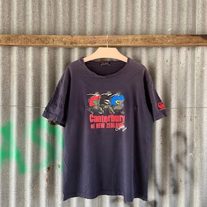 Vintage Canterbury Of New Zealand Tee Blue Size M