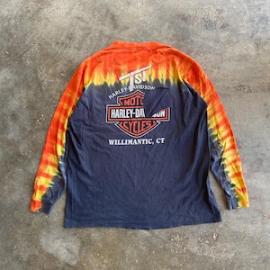 Tie Dye Harley Davidson Long Sleeve - Etsy