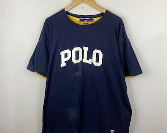 Vintage 90s Polo Sport Surfing Wave Ocean Tshirt Large Polo Rlpc