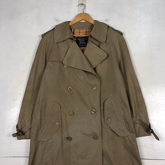 Vintage Burberrys Double Breasted Trench Coat, Size L - Etsy