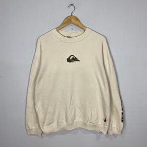 Vintage Quiksilver Sweatshirt Pullover Surf Surfing Crewneck Sweatshirt Größe L