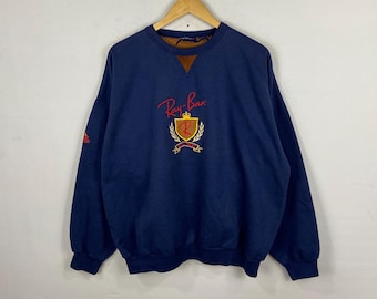 Vintage 90s  Rayban  USA  Sweatshirt Blue  Size L
