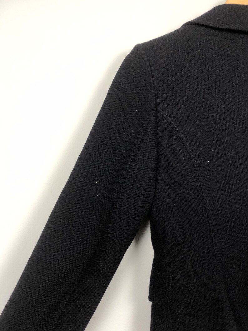 Vintage Courreges Paris Wool Blend Coat, Size S image 7