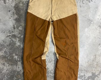 Vintage Bob Allen 80s Double Knee Hunting Pants Workers Canvas Field pants Size 33-34