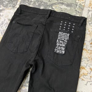 TY HEROISM AND THE STREET ブラックデニム32 Ksubi Royalty Heroism Japan Skinny Pants Jean Size 32 - Etsy