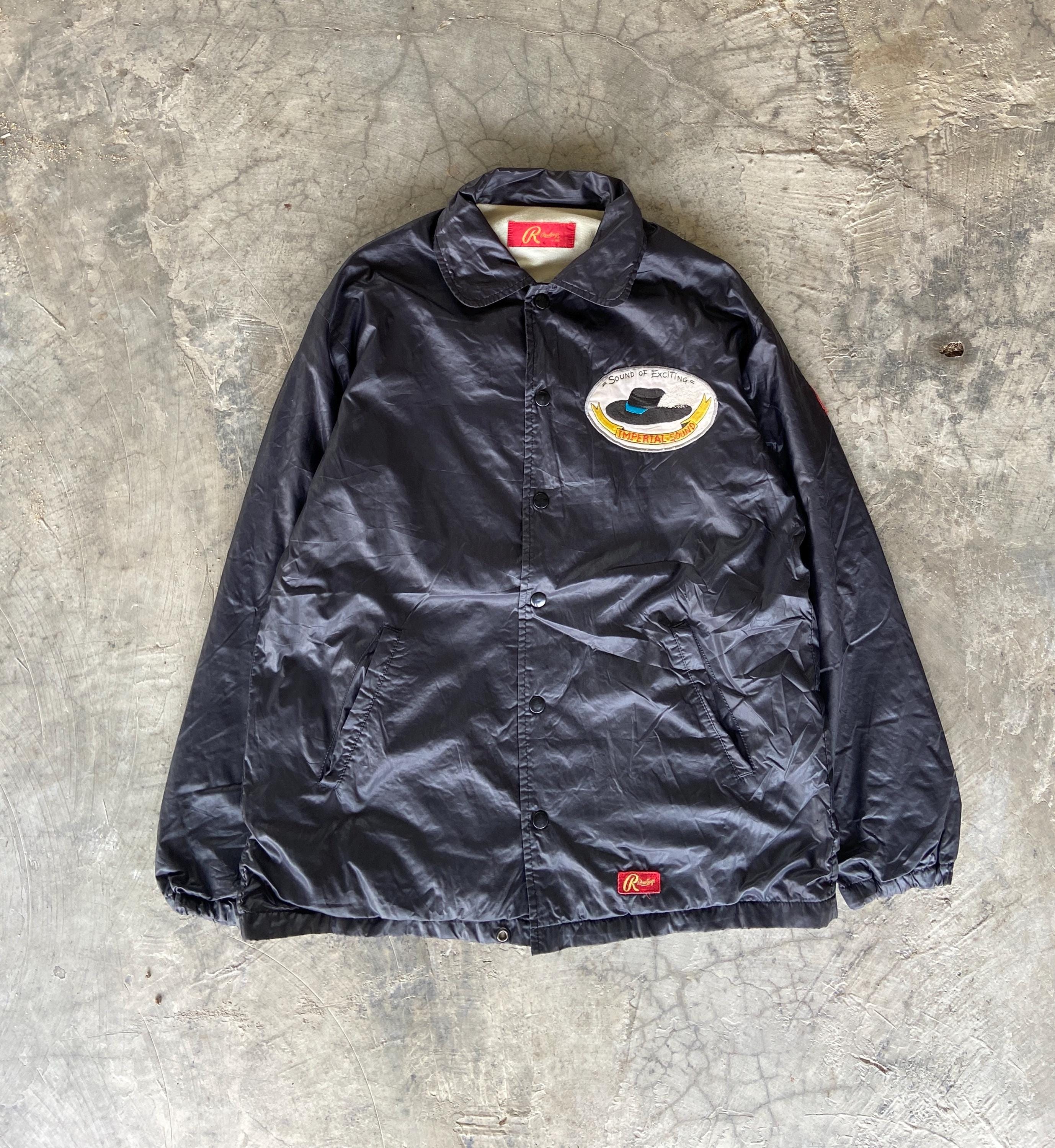 Rawlings ジャケット 黒 緑裏地 Rawlings by Asics - Etsy