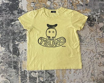 Ne Net Tsuno  Issey Miyake Tee Tshirt Yellow Size M