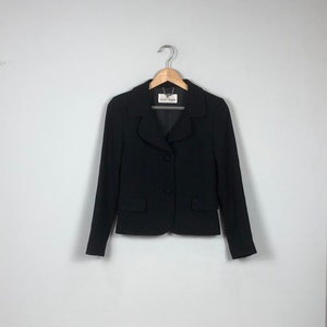 Vintage Courreges Paris Wool Blend Coat, Size S image 1