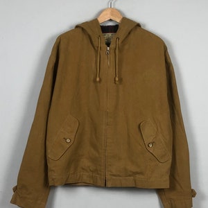 Fujimi Chiyoda Japanese Brand Duck Jacket Brown Bomber Large Japanese Brand O Henry Duck Bomber Streetwear Hoodie Jacket Size L