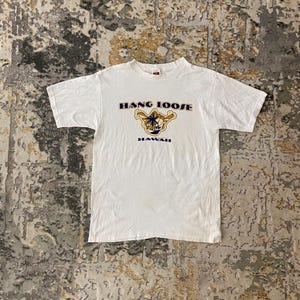Vintage Hang Loose Hawaii Surf Tee Size M