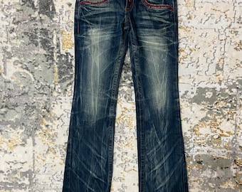 Lolita jeans flare jeans denim blue size 24