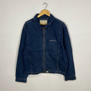 Guess 1980s Jeans Blue Denim Jacket Size L
