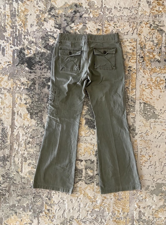 Cargo Pants Flare Japan Brand Stylish Trouser Bootcut Flare Size