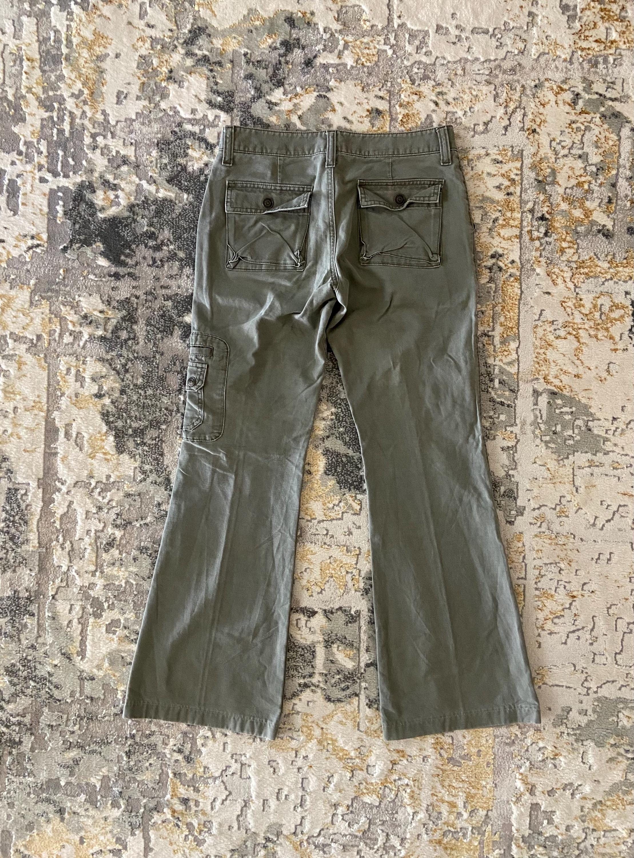 Flare Cargo Pants - Etsy