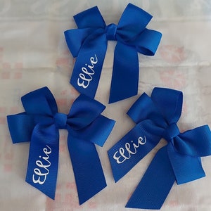 Personalised School Hair Bow