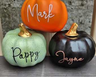 Personalised Mini Halloween Pumpkin